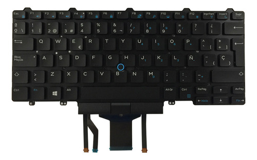 Teclado Para Dell Latitude E7450 E7470 Ilumina Esp