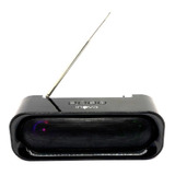 Parlante Portatil Bluetooth Luces Radio Fm Usb Sd Antena 
