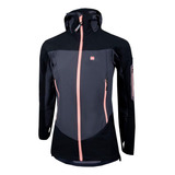 Campera Mujer Media Estacion Softshell Ansilta Crux Trekking