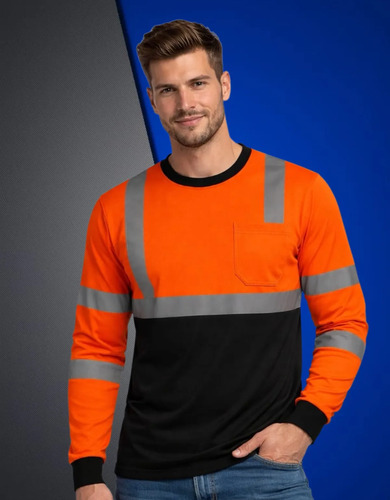 Playera Donnatex Bt01 Dry Fit Alta Visibilidad Cinta Reflex | Meses sin interés