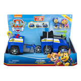 Paw Patrol Chase Vehiculo Split Second Jugueteria El Pehuen