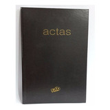 Libro De Actas Acta Rab Oficio (22x33) Negro X 200 Folios