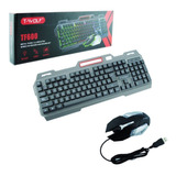 Teclado + Mouse Gamer Con Luz Marca Wolf Gamer