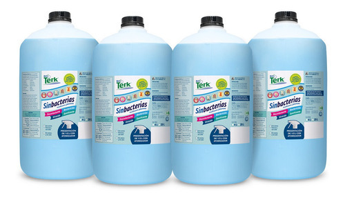 Combo Sanitizante Sales Cuaternarias Amonio Biodegradable 4l