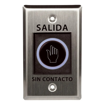 Botón de Salida sin Contacto ZKTeco TLEB102 Sensor Infrarrojo 10cm NC NO | Envío gratis