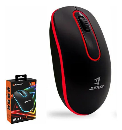 Mouse Inalambrico Usb Jertech Rgb Elite Jr2 Ergonomico