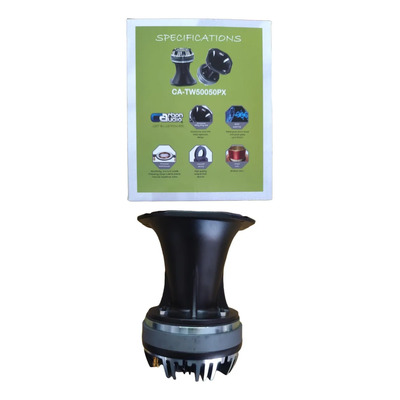 Par Tweeter Corneta Carbón Audio Tw50050px 50mm 500w Rms Color Negro | Meses sin interés