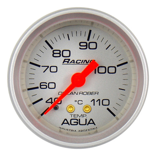 Reloj Temperatura De Agua Orlan Rober Linea Racing 52mm
