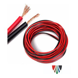 Cable Parlante Bafle Sonido Pot. Rojo Negro Bip 2x0.5 M / T