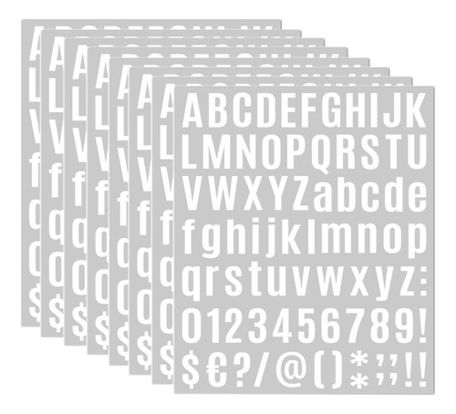 Letras Stickers Pegatinas Numeros Adhesivas Vinilo Alfabeto
