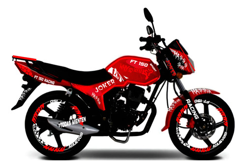 Kit Stickers Calcomanias Reflejantes Italika Ft150gts | Envío gratis