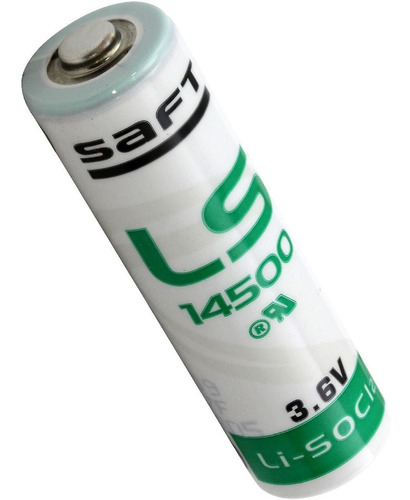 Bateria Lithium 3,6v Ls14500 Aa Saft - Li-socl2 - Kit 14 Pçs