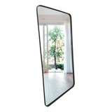 Espelho Retangular Adnet Metal Com Apoio Briel Design 120x65