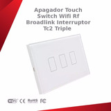 Apagador Triple Inteligente Wifi Broadlink Interruptor Tc2