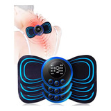 Kit 2 Massageador Portátil Recarregável Dor Pescoço Coluna Cor Preto 110v/220v