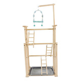 Parrot Playground Playstand Exercício Brinquedo Gaiola