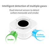 Alarma Sensor 2 En 1   Humo Y De Monóxido De Carbono Co