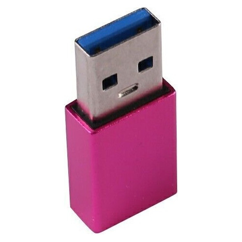 Adaptador Usb-c A Usb (usb-c Hembra - Usb Macho) Rosado