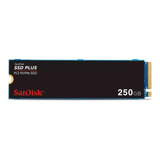 Ssd 250gb M.2 2280 Nvme Pcie Gen 3.0 Sandisk Plus