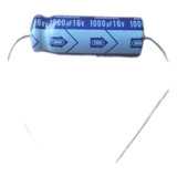 1000uf 16v 85° Capacitor Axial Nichicon (2 Peças)