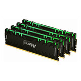 Kingston Fury Renegade Rgb 32gb Kit (4x8gb) 3200mhz Ddr4