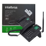 Telefone Rural Celular Fixo Intelbras Cfw 8031 3g Wifi Preto
