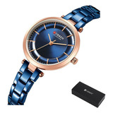 Relojes Curren 9054 De Cuarzo Inoxidable Para Mujer