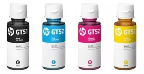 Kit De Tintas Hp Gt53_gt52 Original Sin Caja 