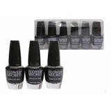 Set 12 Pinturas De Uñas 15ml Color Negro Z94-b