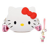 Bolsa Hello Kitty De Silicon Cartera Bolso Correa Con Llaver