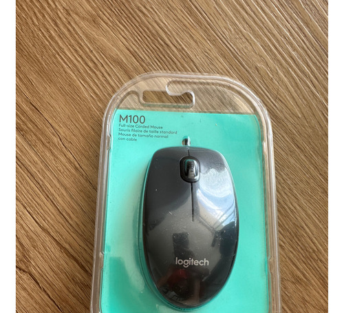 Mouse Logitech  M100 Negro