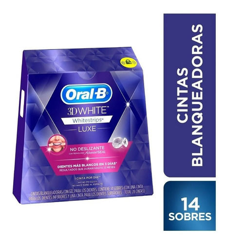 Oral-b 3d White Whitestrips Cintas Blanqueadoras 14 Unidades