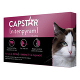 Capstar (nitenpyram) Tratamiento Bucal De Pulgas Para Gatos.