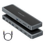 Docking Station Doble Monitor Portátil Macbook, Dell, ...