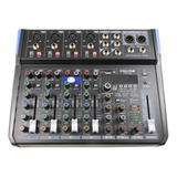 Mezcladora 8 Canales Steelpro Mix-80 99 Efectos Dsp Bt Usb