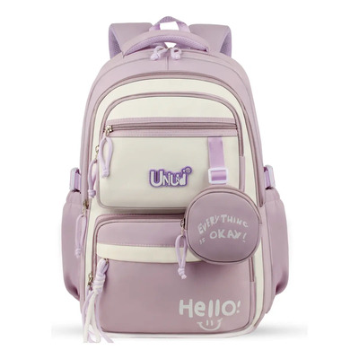 Mochila Antirrobo Para Escolar Viaje, Backpack Mochila Multi Bolsos Con Monedero, Mochila Uniuni De Moda Para Segundaria Universitaria Trabajo Color Mordao | MercadoLibre