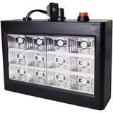 Strobo Rítmico 12 Leds 15w Dj Iluminação Festa Branco-frio