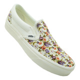 Tenis Vans Classic Slip-on Vn0009q7fs8 Vintage Floral Marshm