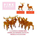 Ciervo O Bambi Felpa Animal De Bosque Decoracion Afelpado