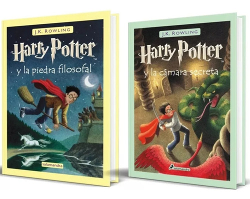 Harry Potter Piedra Filosofal + Cámara Secreta