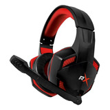 Audifonos Reptile X Gamer Pro Ps4 Pc Rojo