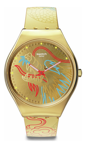 Reloj Swatch Dragon In Gold Syxz104