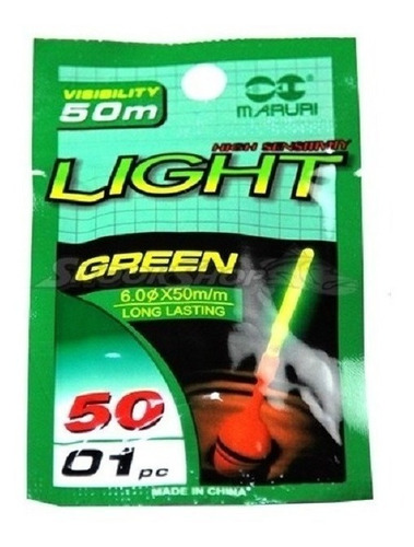 Luminador Isca Para Pesca Noturna 6,0x50mm C/50un