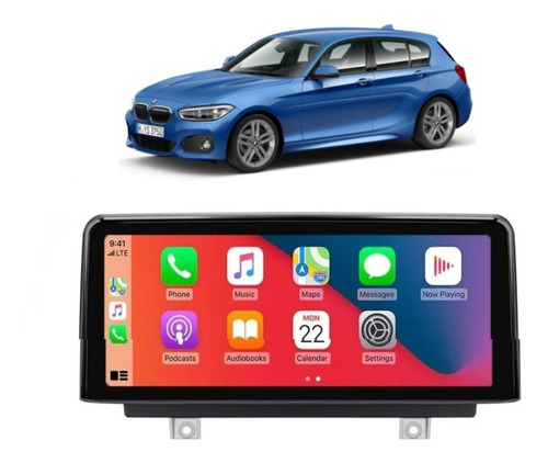 Central Multimídia Android Bmw 116i F20 2013-2018 Carplay+nf