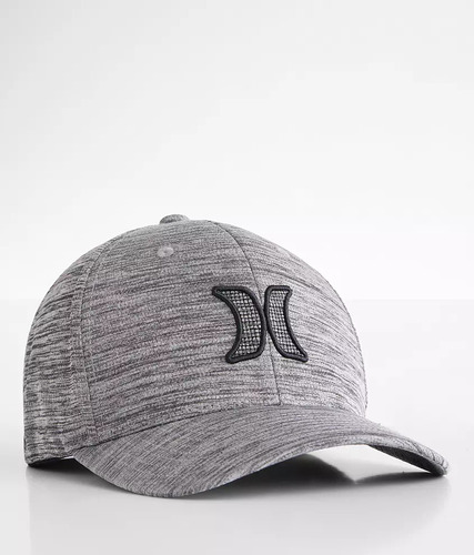 Gorra Hurley Cerrada Flexfit Gris Logo Importada S/m L/xl 