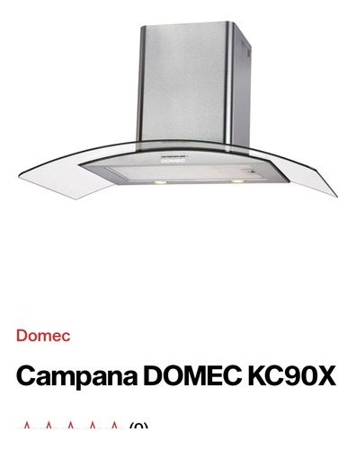 Campana Domec Kc90x . Nueva Sin Uso. 