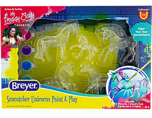 Set Manualidades Unicornio Breyer Pintura Pas Oil