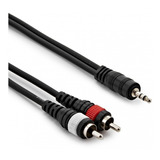 Cable Mini-plug De 3,5 Mm Estéreo A 2 Rca De 5 Mts E-sound