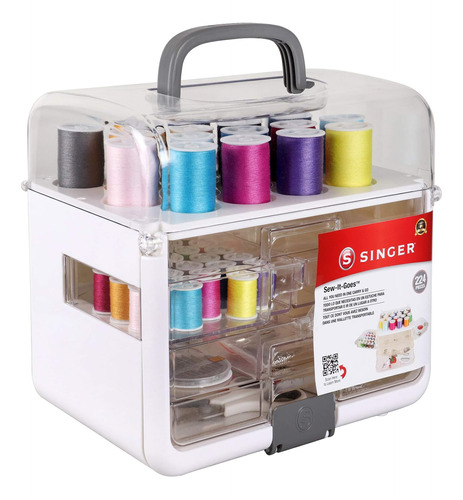 Singer Sew-it-goes, 224 Piezas, Kit De Costura Y Organizador