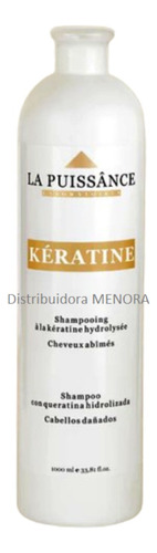 La Puissance Keratina Shampoo 1 Litro Cabellos Dañados